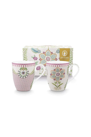 Set/2 Tazas Grandes Lily & Lotus