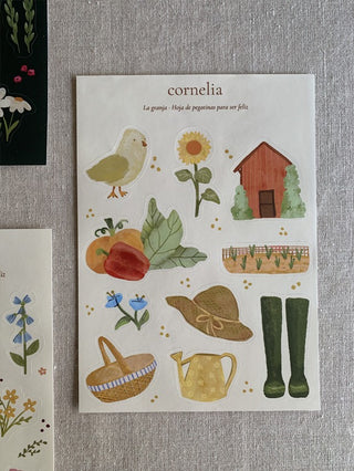 Hoja de pegatinas – La granja