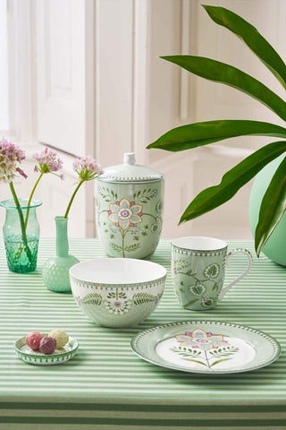 Set/3 Set de Desayuno Lily&Lotus Verde Claro