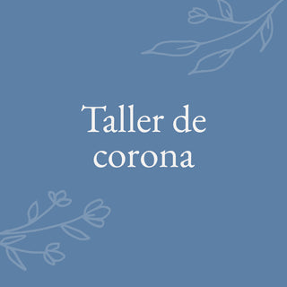 Taller de corona navideña